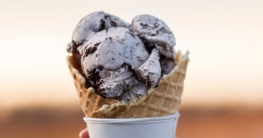 Stracciatella ijs maken ijsmachine